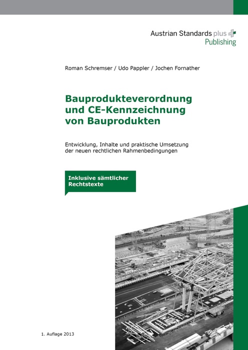 Bauprodukteverordnung und CE-Kennzeichnung von Bauprodukten