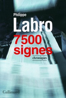 7 500 signes by Philippe Labro