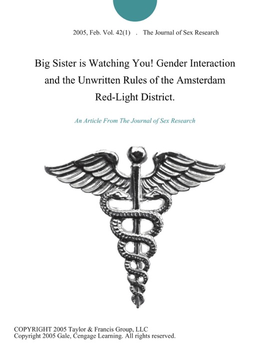Big Sister is Watching You! Gender Interaction and the Unwritten Rules of the Amsterdam Red-Light District.