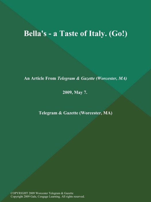 Bella's - a Taste of Italy (Go!)