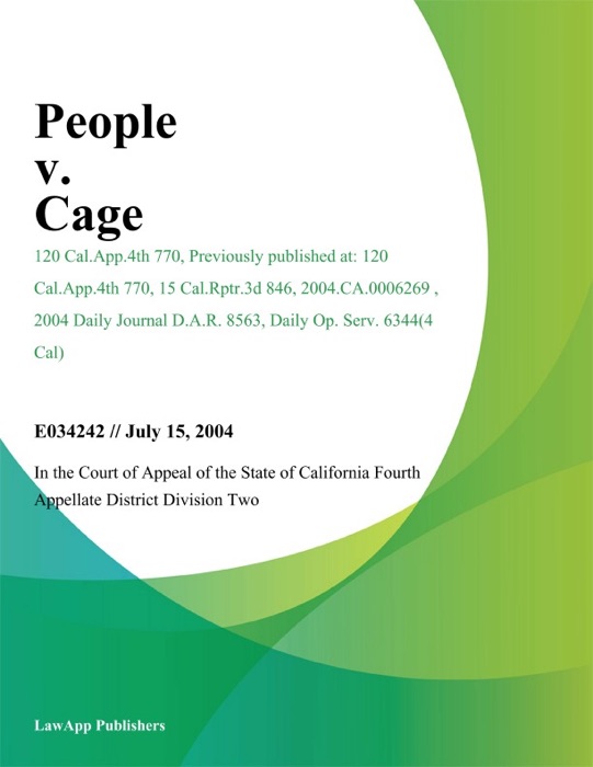 People v. Cage