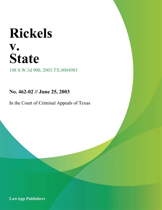 Rickels v. State