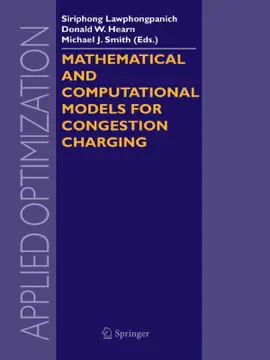 Read: Book Mathematical and Computational Models for Congestion Charging