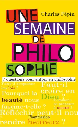 Read: Book Une semaine de philosophie