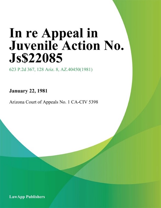 In Re Appeal In Juvenile Action No. Js-2085