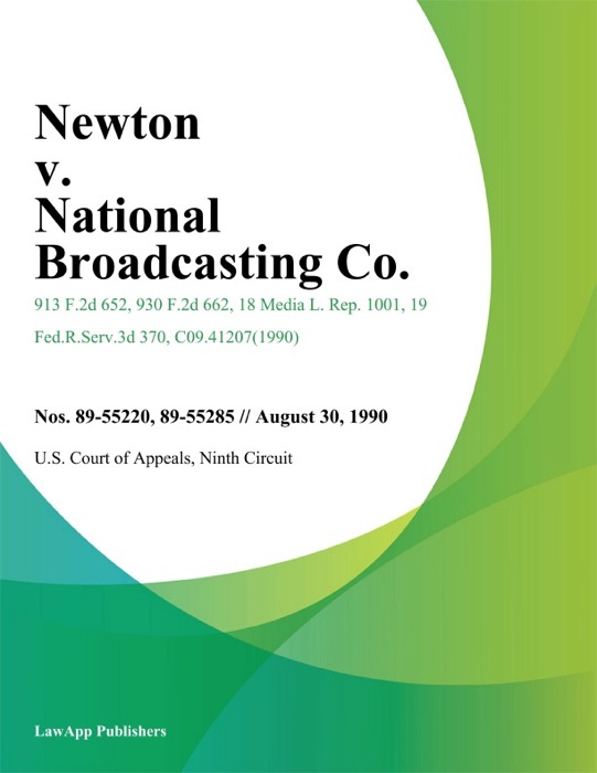 Newton v. National Broadcasting Co.