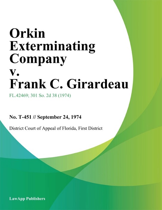 Orkin Exterminating Company v. Frank C. Girardeau