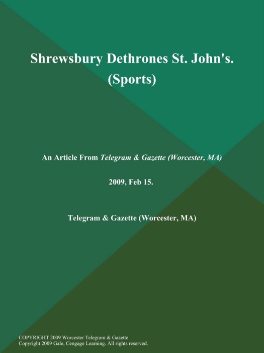 Shrewsbury Dethrones St. John's (Sports)