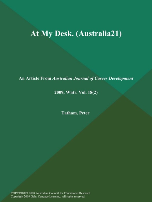 At My Desk (Australia21)