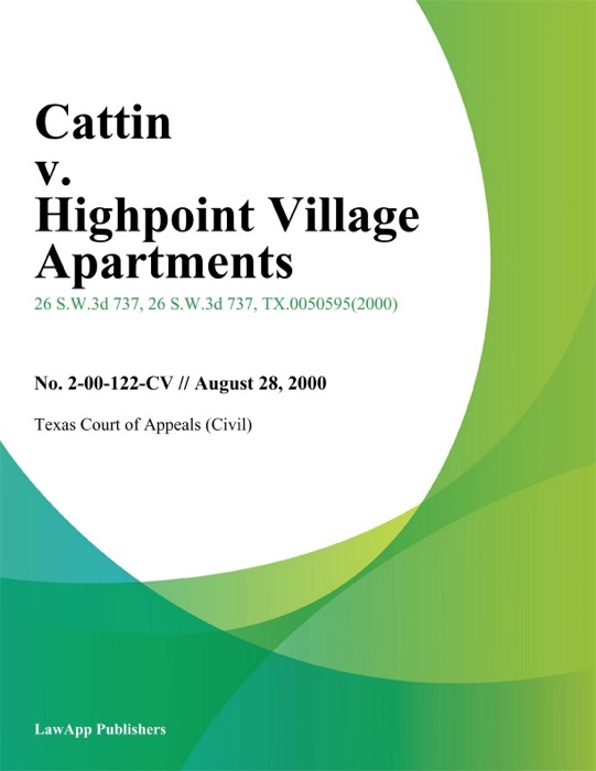 Cattin v. Highpoint Village Apartments