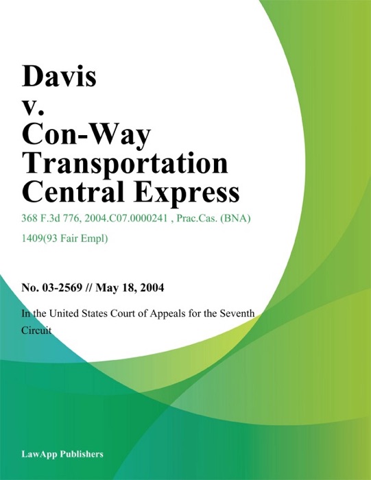 Davis V. Con-Way Transportation Central Express