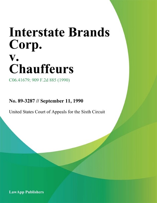 Interstate Brands Corp. v. Chauffeurs