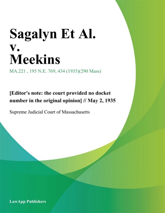 Sagalyn Et Al. v. Meekins