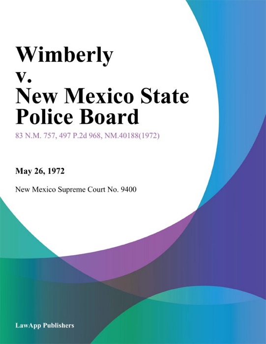 Wimberly v. New Mexico State Police Board