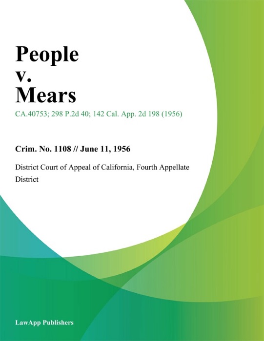 People v. Mears