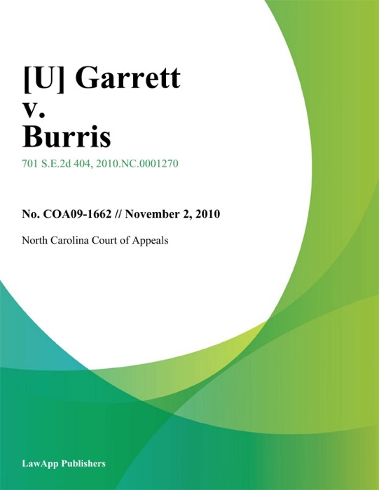 Garrett v. Burris