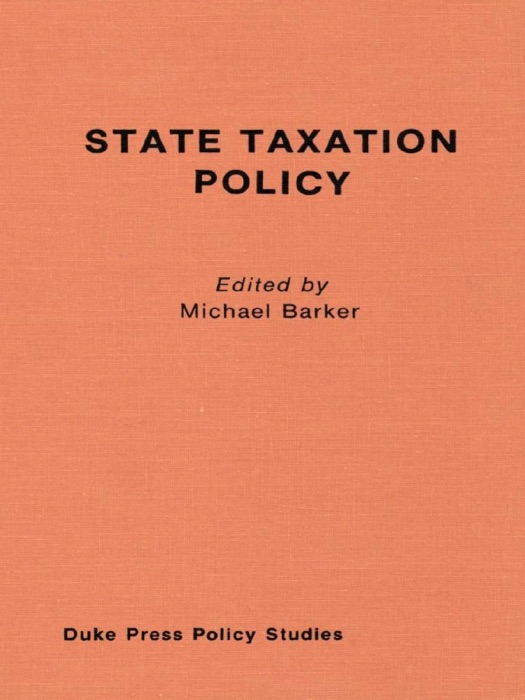 State Taxation Policy and Economic Growth