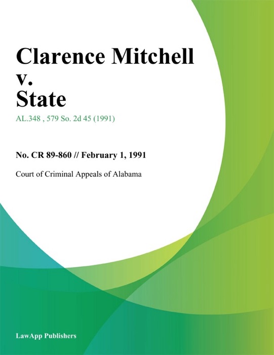 Clarence Mitchell v. State