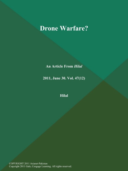 Drone Warfare?