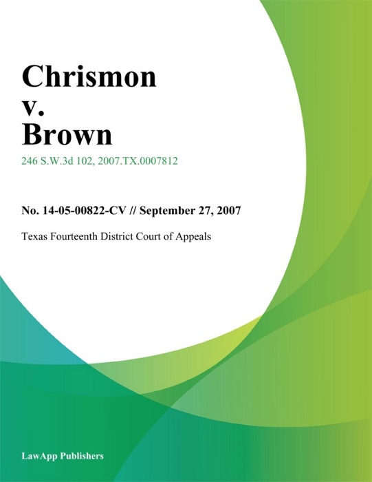 Chrismon v. Brown