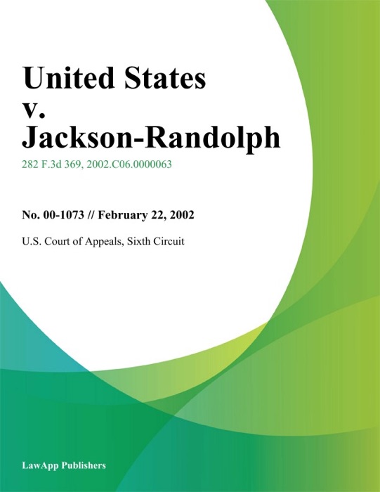 United States V. Jackson-Randolph