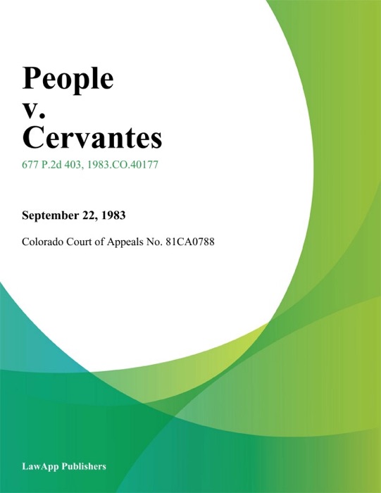 People v. Cervantes