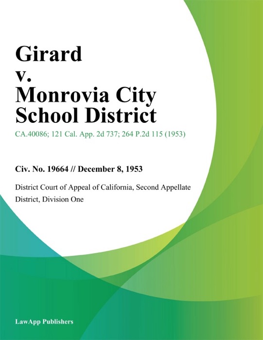 Girard v. Monrovia City School District