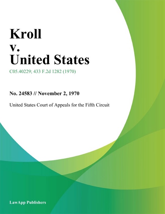Kroll v. United States