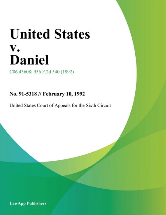 United States V. Daniel
