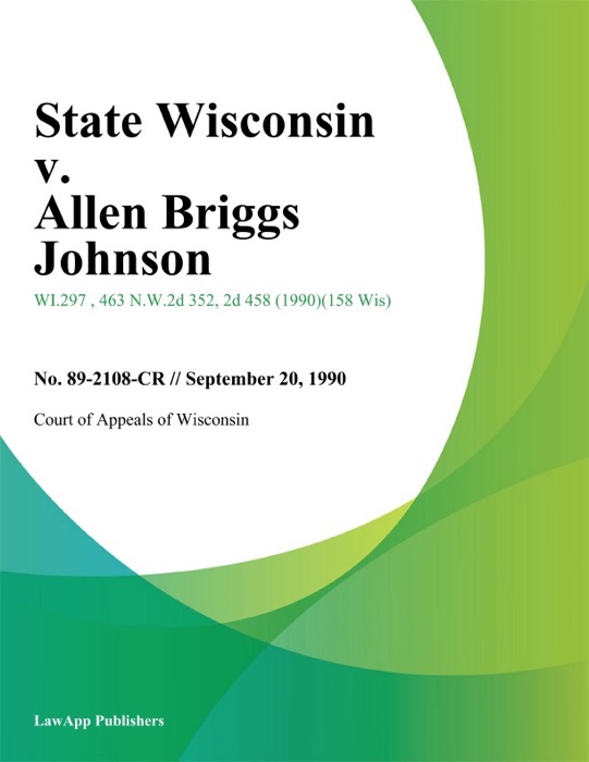 State Wisconsin v. Allen Briggs Johnson