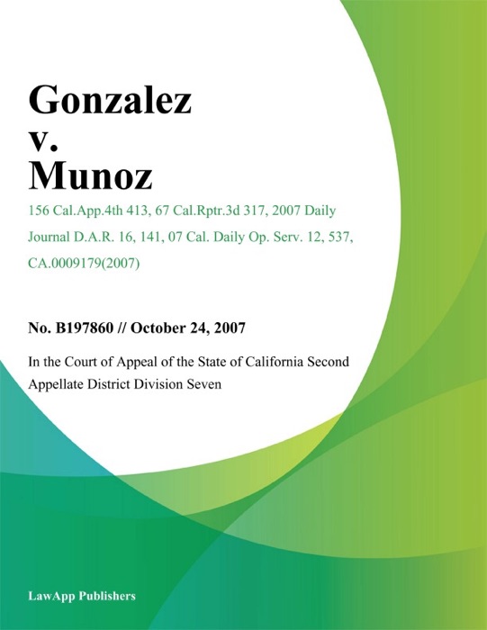 Gonzalez v. Munoz