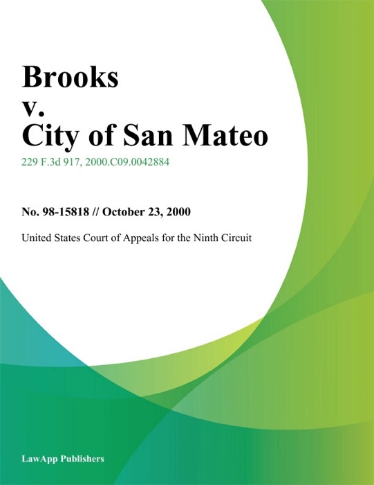 Brooks V. City Of San Mateo