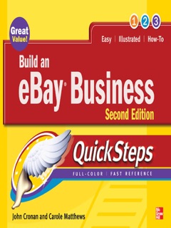 Build an eBay Business QuickSteps by Carole Matthews & John Cronan