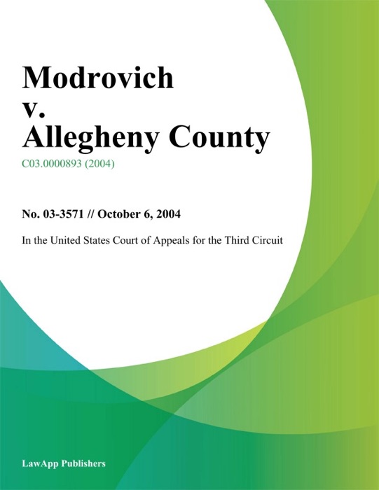 Modrovich V. Allegheny County