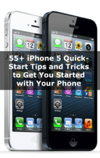 55+ iPhone 5 Quick-Start Tips and Tricks to Get You Started With Your Phone - Scott La Counte Cover Art