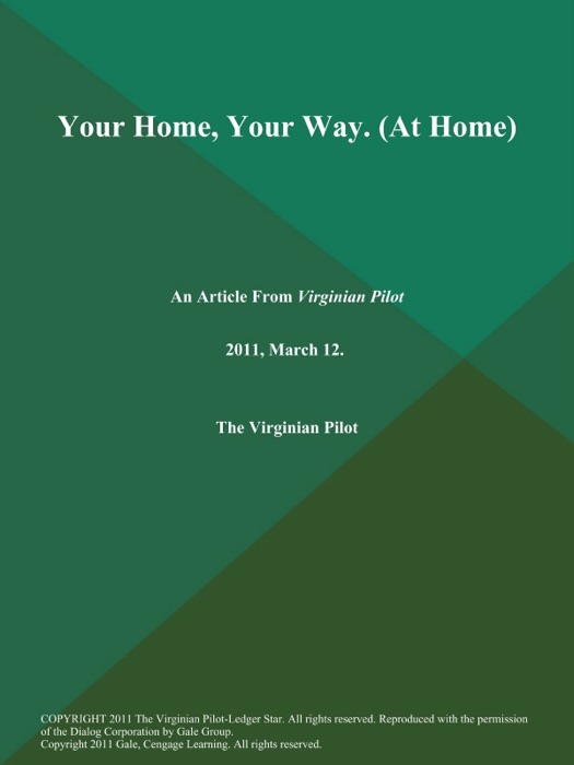 Your Home, Your Way (At Home)