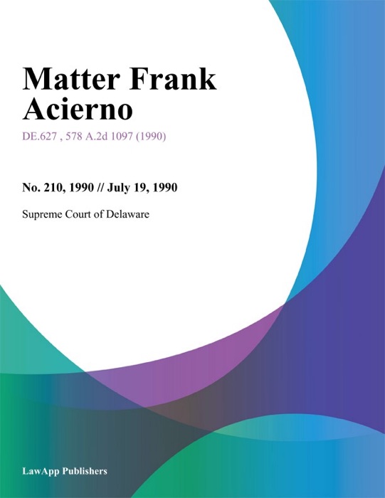 Matter Frank Acierno