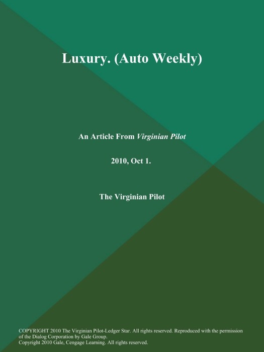 Luxury (Auto Weekly)