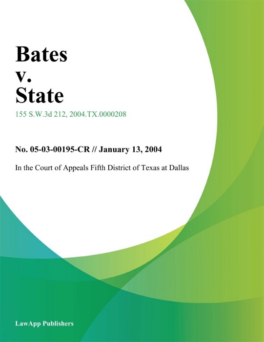 Bates V. State