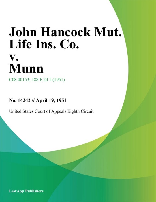 John Hancock Mut. Life Ins. Co. v. Munn