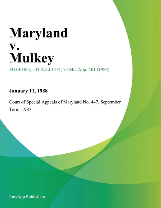 Maryland v. Mulkey