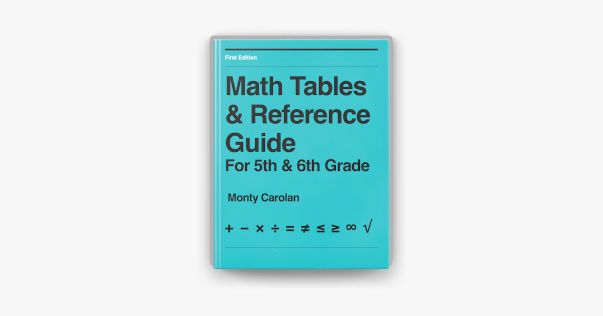 ‎Math Tables & Reference Guide by Monty Carolan (ebook) Apple Books
