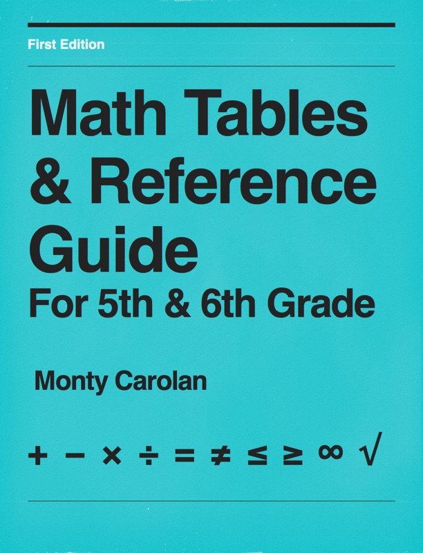 Math Tables & Reference Guide