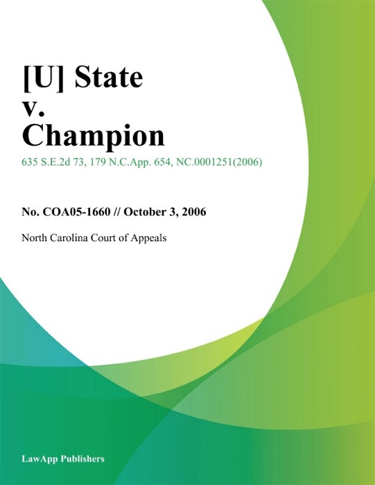 State v. Champion