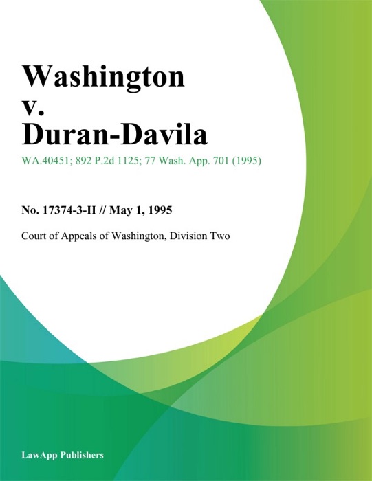 Washington V. Duran-Davila
