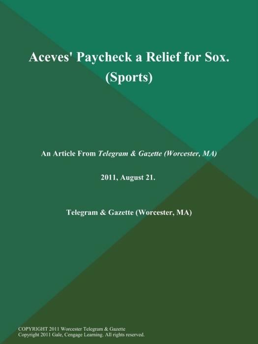 Aceves' Paycheck a Relief for Sox (Sports)