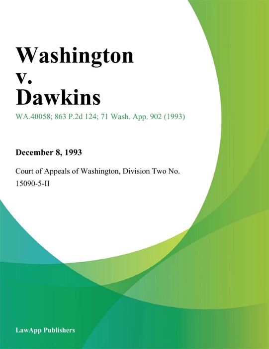 Washington V. Dawkins