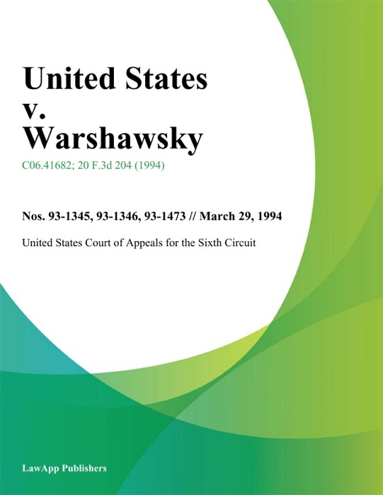 United States V. Warshawsky