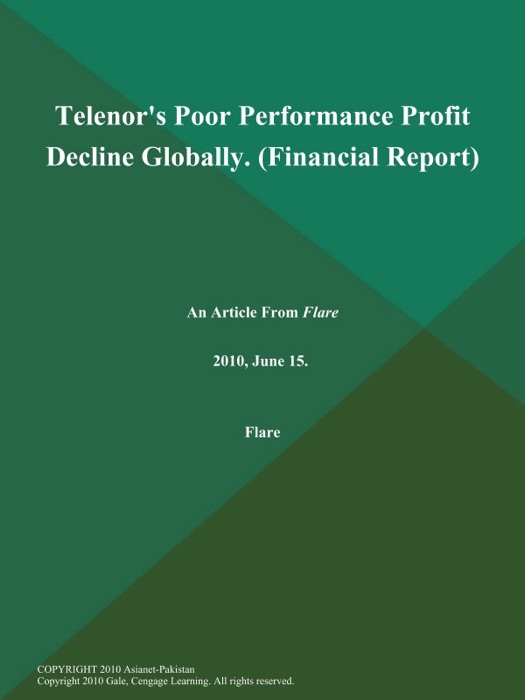Telenor's Poor Performance Profit Decline Globally (Financial Report)