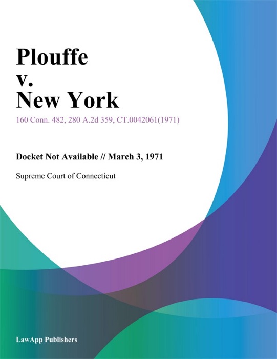 Plouffe v. New York